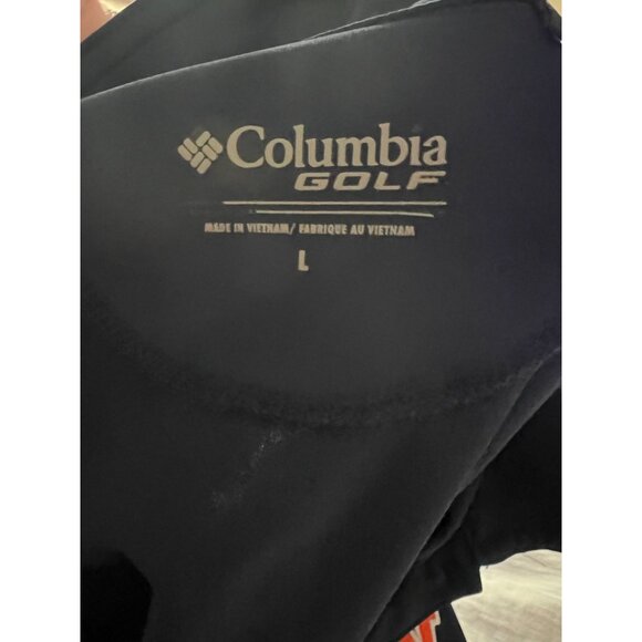 COLUMBIA Golf Auburn Tigers Drive Polo Large Navy - Picture 2 of 2